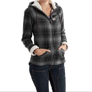 Carhartt women’s Cedar Sherpa hooded jacket